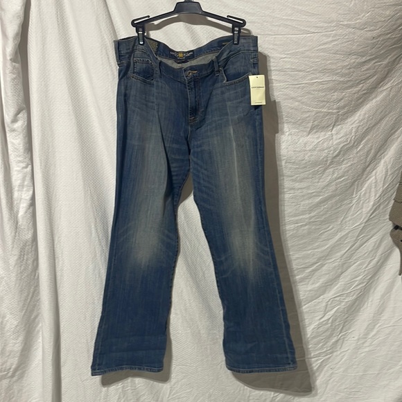 Lucky Brand jean sweet n low style mid rise easy fit 33 ankle nwt stretch blue - Picture 1 of 10